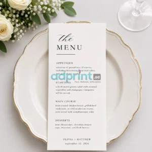 Menu Printing