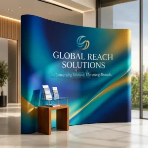 Curved Pop Up Display