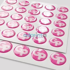 Domed Sticker